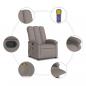 Preview: Massagesessel Taupe Stoff