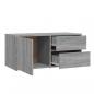 Preview: TV-Schrank Grau Sonoma 80x34x36 cm Holzwerkstoff