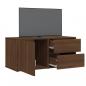 Preview: TV-Schrank Braun Eichen-Optik 80x34x36 cm Holzwerkstoff