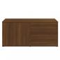 Preview: TV-Schrank Braun Eichen-Optik 80x34x36 cm Holzwerkstoff