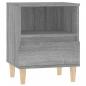 Preview: Nachttische 2 Stk. Grau Sonoma 40x35x50 cm