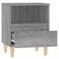 Preview: Nachttische 2 Stk. Grau Sonoma 40x35x50 cm