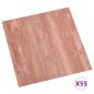 Preview: PVC-Fliesen Selbstklebend 55 Stk. 5,11 m² Rot