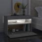 Preview: TV-Schrank mit LED-Leuchten Betongrau 60x35x40 cm