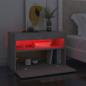 Preview: TV-Schrank mit LED-Leuchten Betongrau 60x35x40 cm