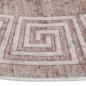 Preview: Teppich Waschbar 120 cm Beige Rutschfest