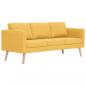 Preview: 3-Sitzer-Sofa Stoff Gelb