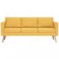 Preview: 3-Sitzer-Sofa Stoff Gelb