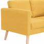 Preview: 3-Sitzer-Sofa Stoff Gelb