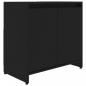 Preview: Badezimmerschrank Schwarz 60x33x61 cm Holzwerkstoff