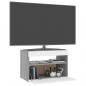 Preview: TV-Schrank mit LED-Leuchten Grau Sonoma 60x35x40 cm