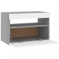 Preview: TV-Schrank mit LED-Leuchten Grau Sonoma 60x35x40 cm