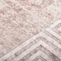 Preview: Teppich Waschbar Beige 120x180 cm Rutschfest