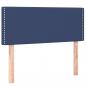 Preview: LED Kopfteil Blau 90x5x78/88 cm Stoff