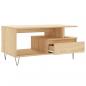 Preview: Couchtisch Sonoma-Eiche 90x49x45 cm Holzwerkstoff