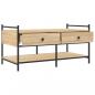 Preview: Couchtisch Sonoma-Eiche 99x50x50 cm Holzwerkstoff