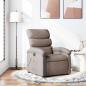 Preview: ARDEBO.de - Massagesessel Taupe Stoff