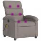 Preview: Massagesessel Taupe Stoff