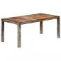 Preview: ARDEBO.de - Esstisch Grau 180 x 90 x 76 cm Massivholz