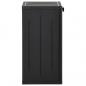 Preview: Gartenschrank Schwarz 65x45x88 cm PP Rattan-Optik