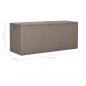 Preview: Garten-Aufbewahrungsbox 270 L Braun PP Rattan