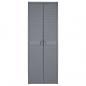 Preview: Gartenschrank Grau 65x45x172 cm PP Rattan