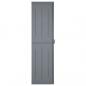 Preview: Gartenschrank Grau 65x45x172 cm PP Rattan