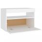 Preview: TV-Schrank mit LED-Leuchten Weiß 60x35x40 cm