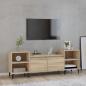 Preview: ARDEBO.de - TV-Schrank Sonoma-Eiche 160x35x55 cm Holzwerkstoff