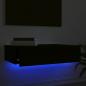 Preview: TV-Schrank mit LED-Leuchten Schwarz 60x35x15,5 cm