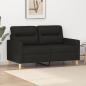 Preview: ARDEBO.de - 2-Sitzer-Sofa Schwarz 120 cm Stoff