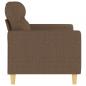 Preview: 2-Sitzer-Sofa Braun 120 cm Stoff