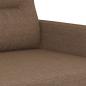 Preview: 2-Sitzer-Sofa Braun 120 cm Stoff