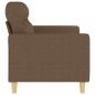 Preview: 2-Sitzer-Sofa Braun 140 cm Stoff