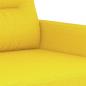 Preview: 2-Sitzer-Sofa Hellgelb 140 cm Stoff