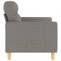 Preview: 2-Sitzer-Sofa Taupe 120 cm Stoff