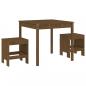 Preview: 3-tlg. Garten-Bistro-Set Honigbraun Massivholz Kiefer