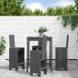 Preview: ARDEBO.de - 5-tlg. Gartenbar-Set Grau Massivholz Kiefer