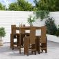 Preview: ARDEBO.de - 5-tlg. Gartenbar-Set Honigbraun Massivholz Kiefer