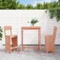 Preview: ARDEBO.de - 3-tlg. Gartenbar-Set Massivholz Douglasie