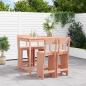 Preview: ARDEBO.de - 5-tlg. Gartenbar-Set Massivholz Douglasie