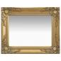 Preview: ARDEBO.de - Wandspiegel im Barock-Stil 50x40 cm Golden