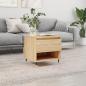 Preview: ARDEBO.de - Couchtisch Sonoma-Eiche 50x46x50 cm Holzwerkstoff