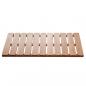 Preview: ARDEBO.de - RIDDER Holz-Badteppich Grating Nature 72 x 38 cm