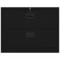 Preview: Aktenschrank Schwarz 90x46x72,5 cm Stahl