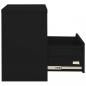 Preview: Aktenschrank Schwarz 90x46x72,5 cm Stahl