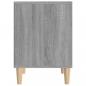 Preview: Nachttische 2 Stk. Grau Sonoma 40x35x50 cm