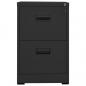 Preview: Aktenschrank Anthrazit 46x62x72,5 cm Stahl