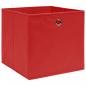 Preview: Aufbewahrungsboxen 10 Stk. Vliesstoff 28x28x28 cm Rot