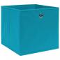 Preview: Aufbewahrungsboxen 4 Stk. Vliesstoff 28x28x28 cm Babyblau